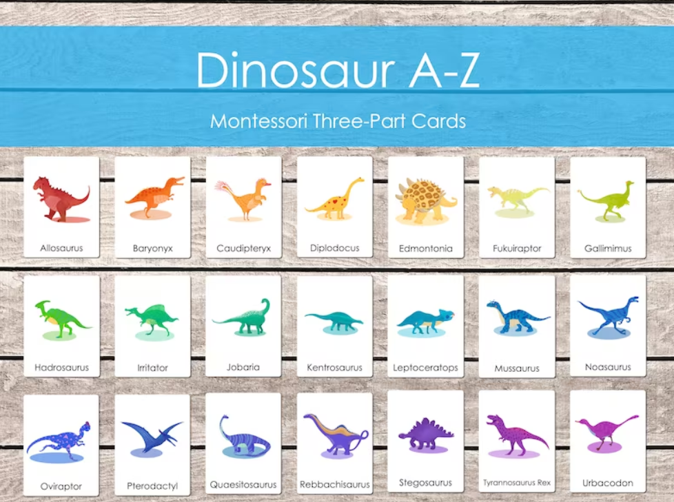 Dino Alphabet Flashcards