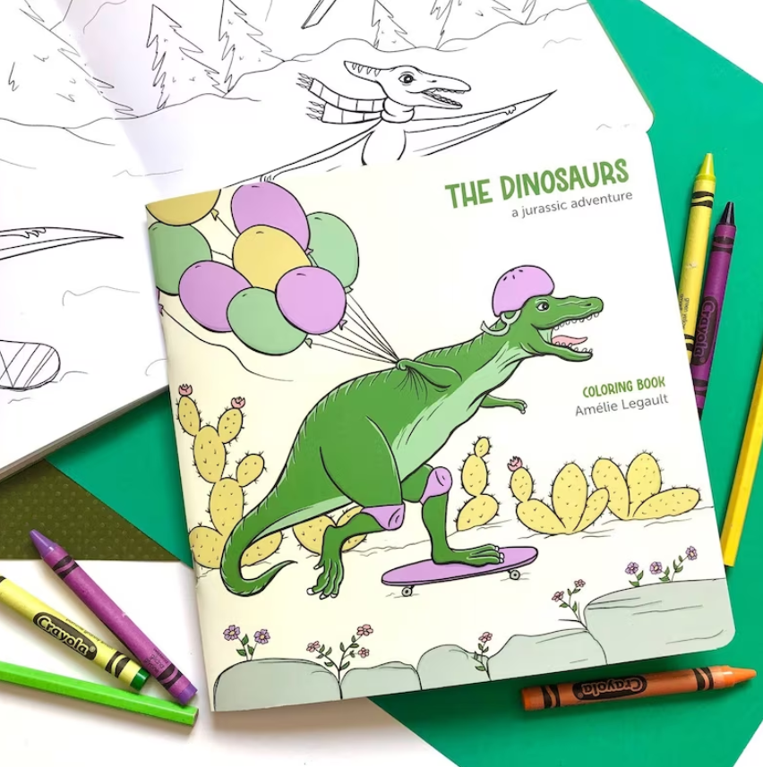 Dino Coloring Book