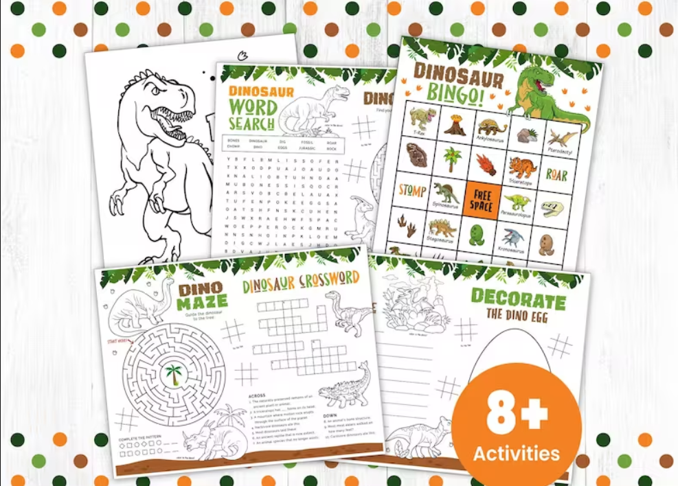 Dino discovery activity pack